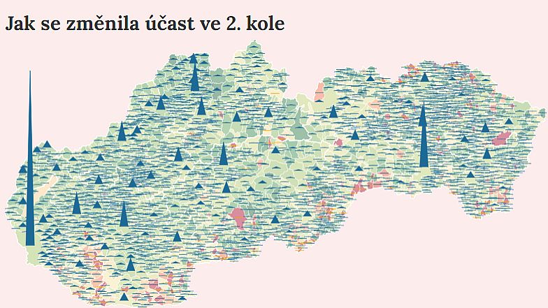 Nejpodrobnější mapa Slovenska: Kde se zrodila Pellegriniho výhra